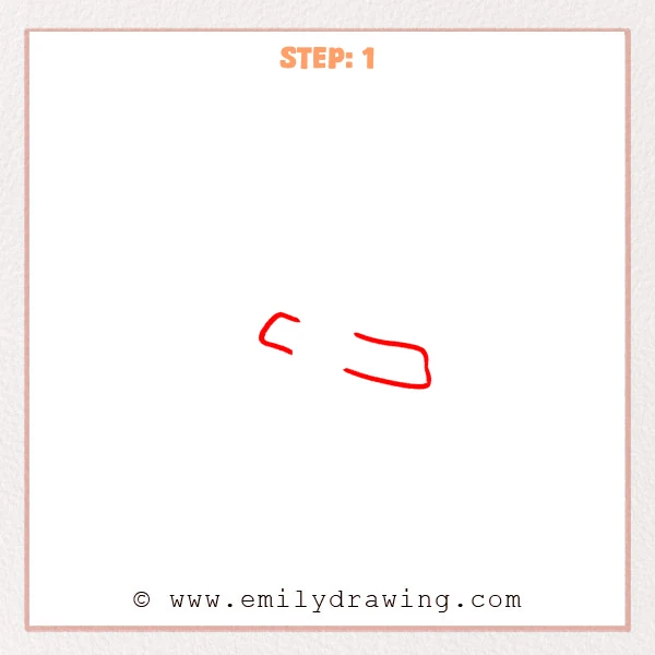 how to draw a witch hat - Step 1